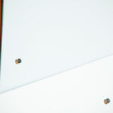 Scandinavian vintage rectangular teak mirror, 1960