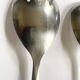 Salad servers with bamboo handles