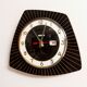 Asymmetrical wall clock 1960 Bayard formica