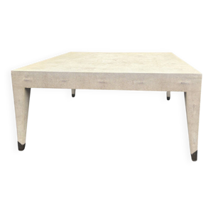 Table basse carrée style - taupe