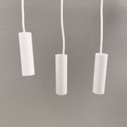 Three small cylinder lamps from J. Rasmussen Lighting, 1980s, Denmark.