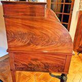 Empire Cylinder Desk Return from Egypt Mahogany and Gilt Bronze