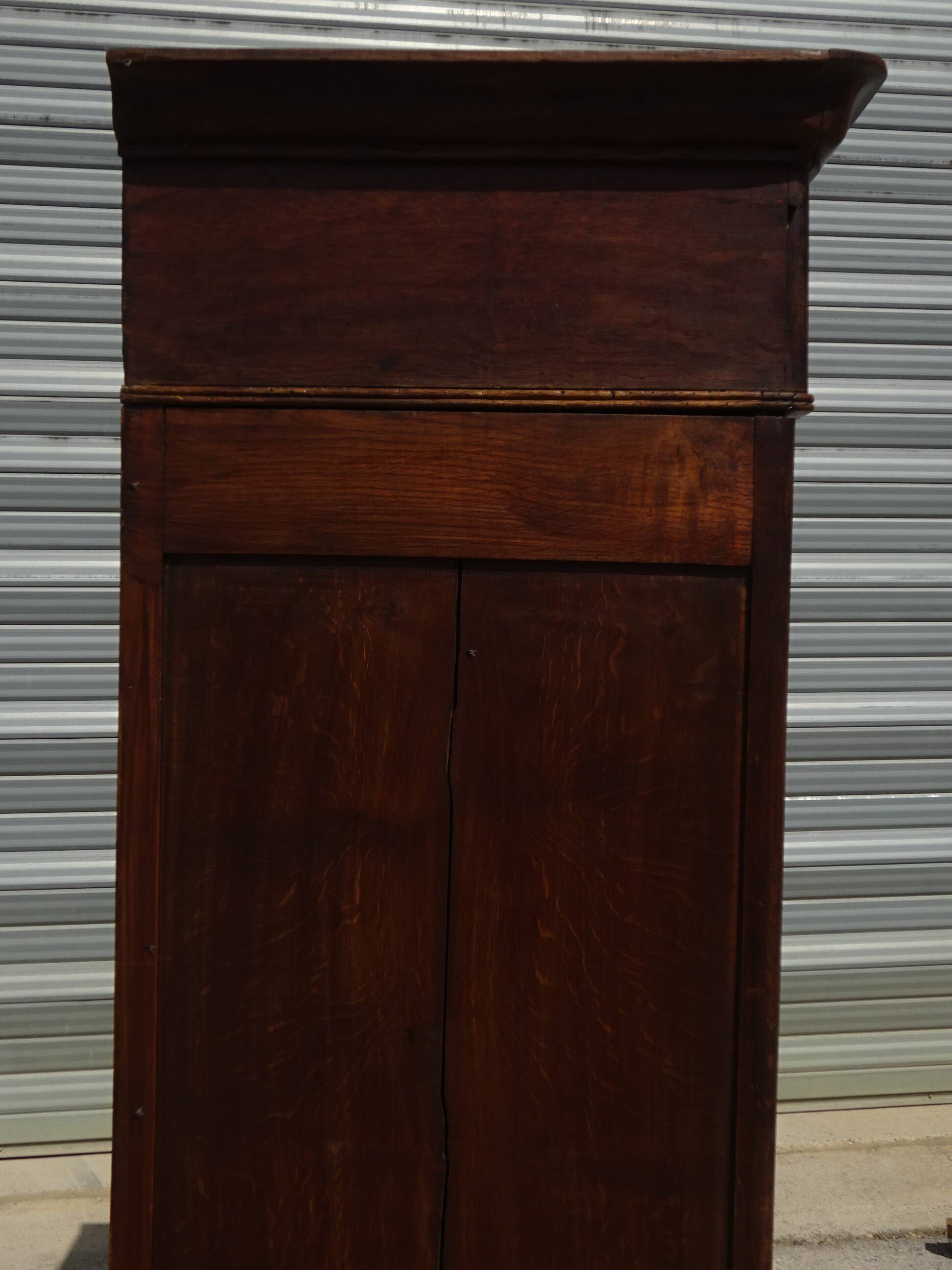 Large Parisian wardrobe in solid oak