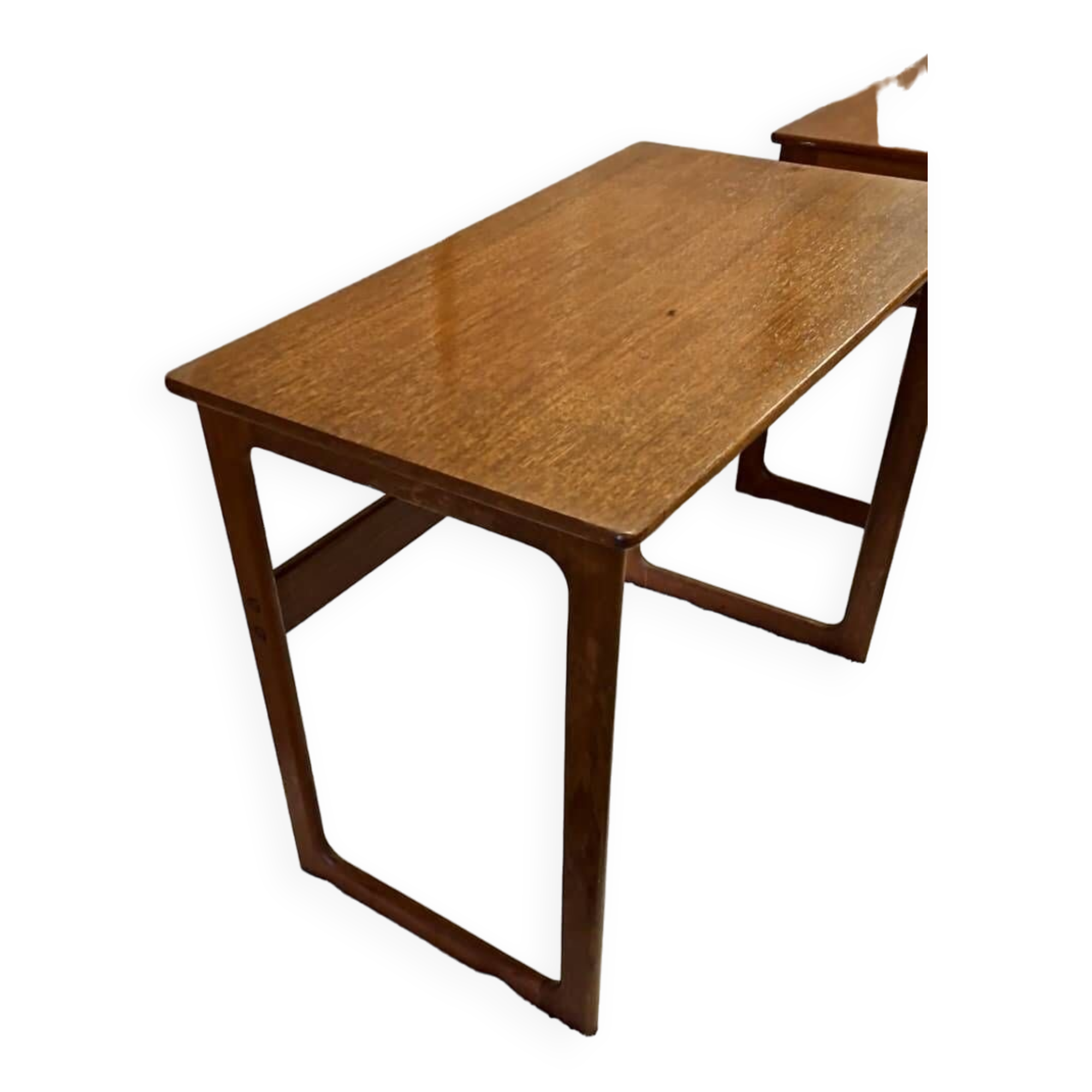 Danish vintage teak nest of tables by Johannes Andersen  1960s