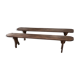 2 bancs en chêne