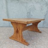 Solid pine farmhouse table