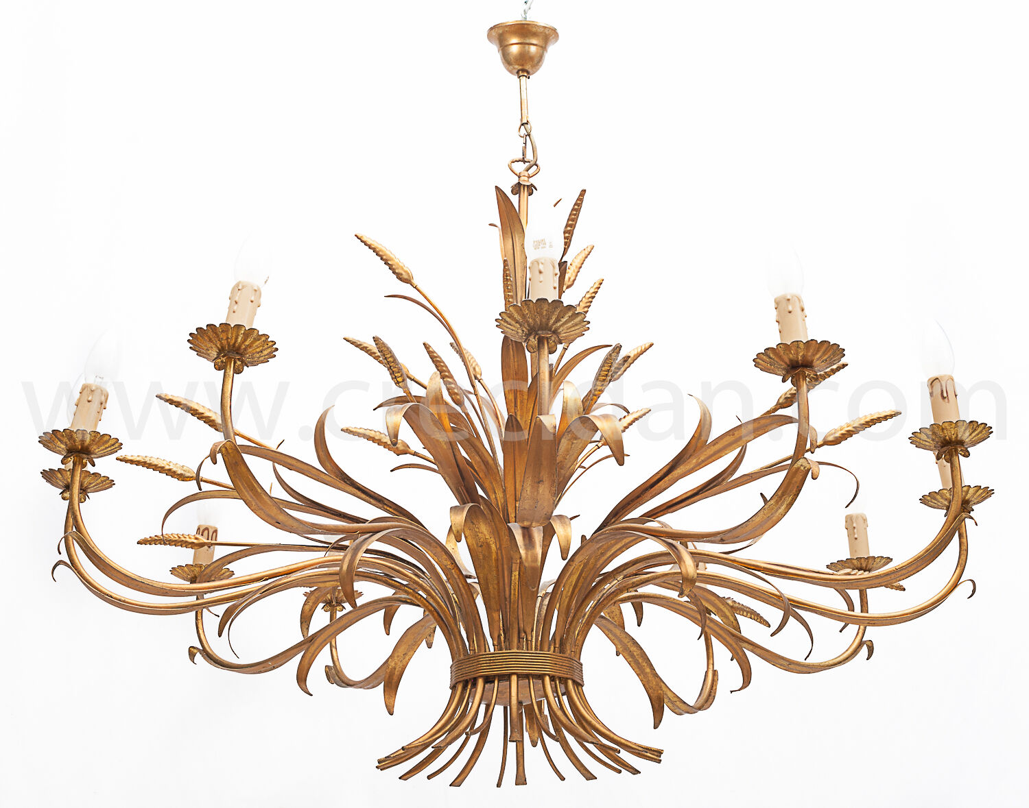 Chandelier sheaf of wheat 12 fires