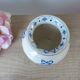 Vase boule signé Sia "Blue Garland"