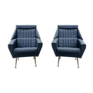 paire de fauteuils vintage