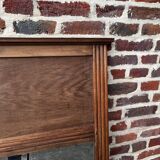 Solid wood mirror