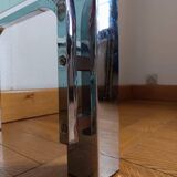 Table basse design métal chromé 1970