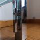 1970s chrome metal designer coffee table