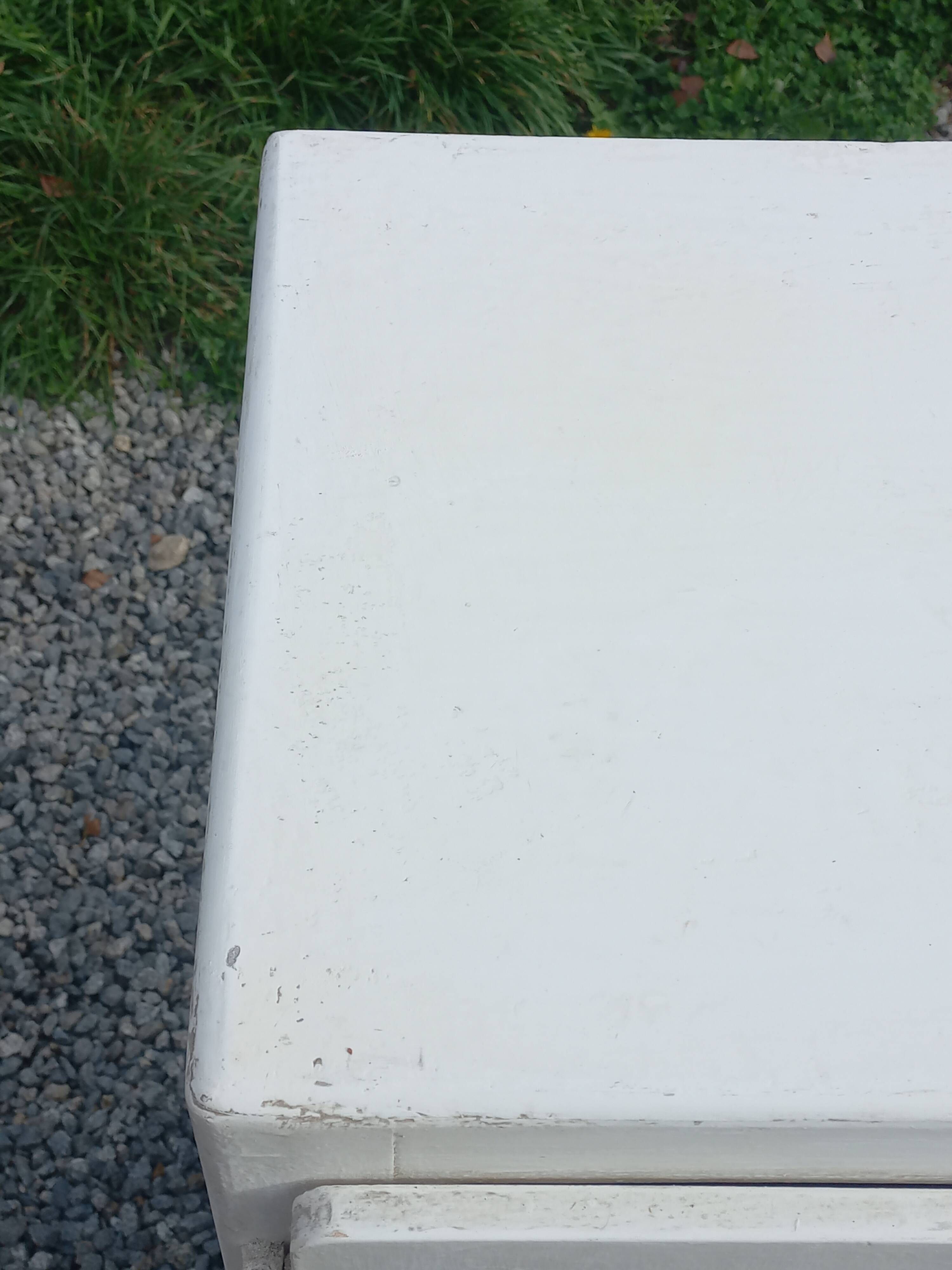 Buffet parisien patine blanche des années 50