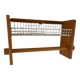 Vintage spice rack and kitchen towel