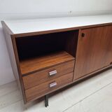 Low sideboard, 1950s/60s, from the Jean Zay University Residence in Antony