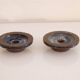 Pair of Danish ceramic candlesticks by Arne Finne Nielsen