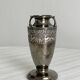 Small silver-plated metal amphora vase antique
