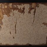 Painting oil on panel landscape Basque country