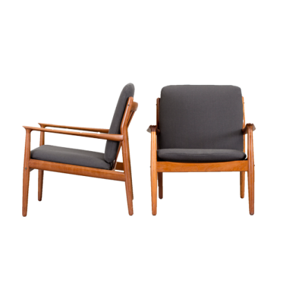 Pair of GM5 armchairs by Svend Age Eriksenk, 1960