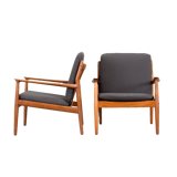 Pair of GM5 armchairs by Svend Age Eriksenk, 1960