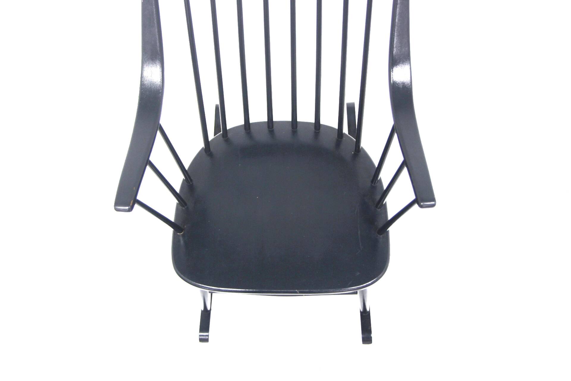 Scandinavian rocking chair "Grandessa", Lena Larsson, Nesto, Sweden, 1960