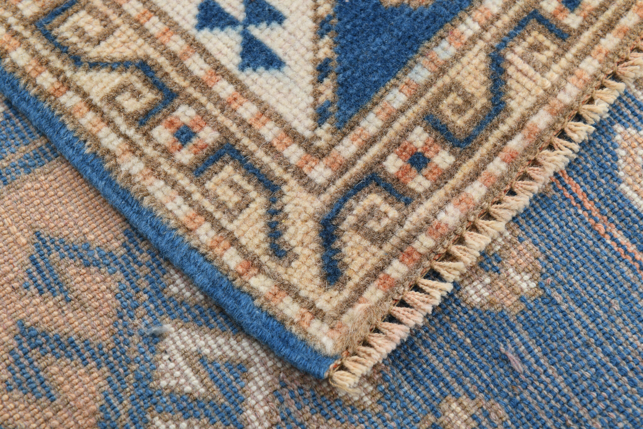 Medium Size Royal Blue Oushak Rug