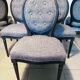6 old medallion chairs fully restored