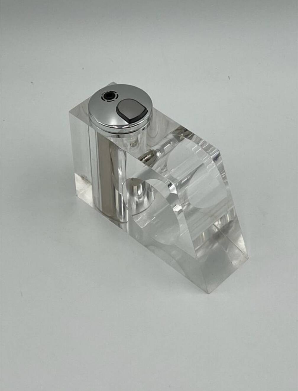 Vintage Guzzini ashtray and lighter – Design by Fabio Manlio Ciocca – 70s