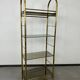 Mid-century design brass shelf