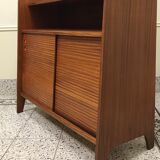 Library, buffet sliding doors, 50's