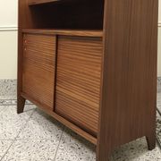 Bibliothèque buffet portes coulissantes 50's