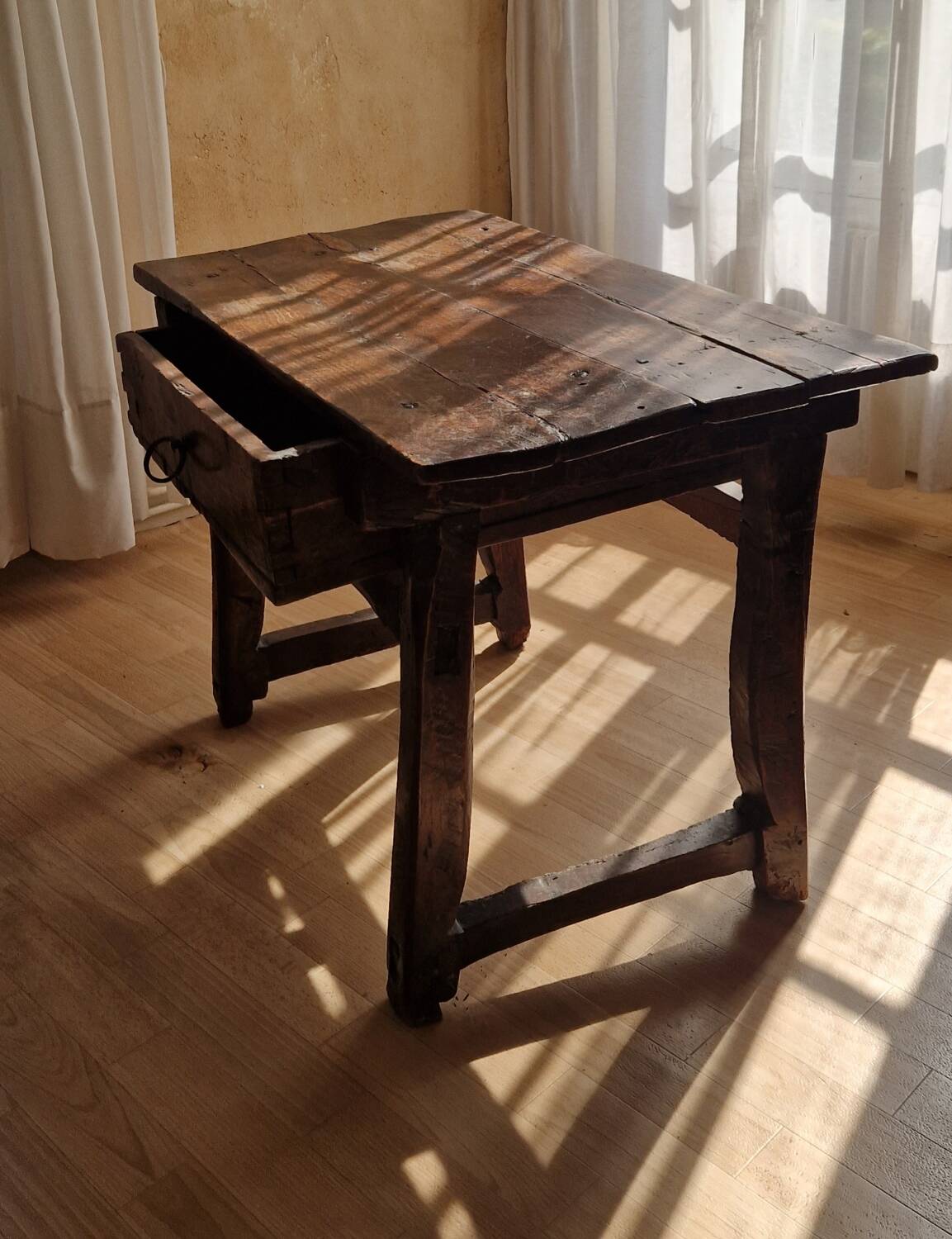 Rustic wooden desk