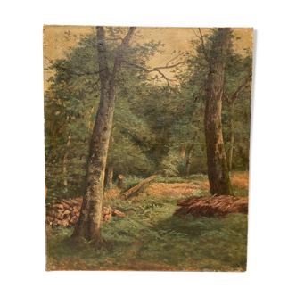 Oil painting on canvas