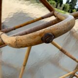 Vintage triangular coffee table