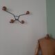1950s patère coat rack