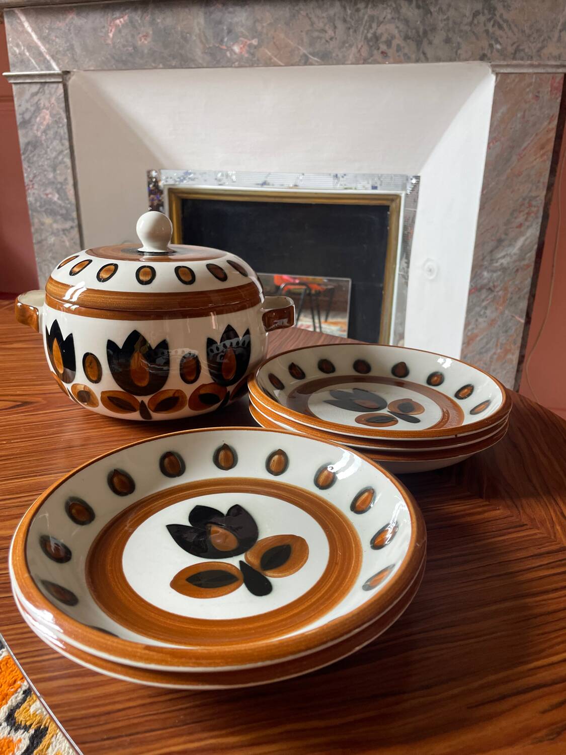 Kimono set from Boch La Louvière