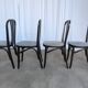 Chaises de salle à manger STOL Kamnik vintage : ensemble de 4 des années 1970, style moderne du milieu du siècle.