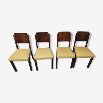 Set of 4 art/deco chairs
