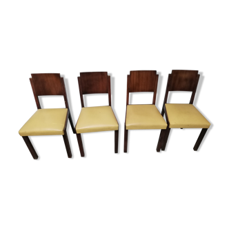 Set of 4 art/deco chairs