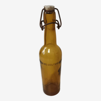 Old glass bottle colmar beer