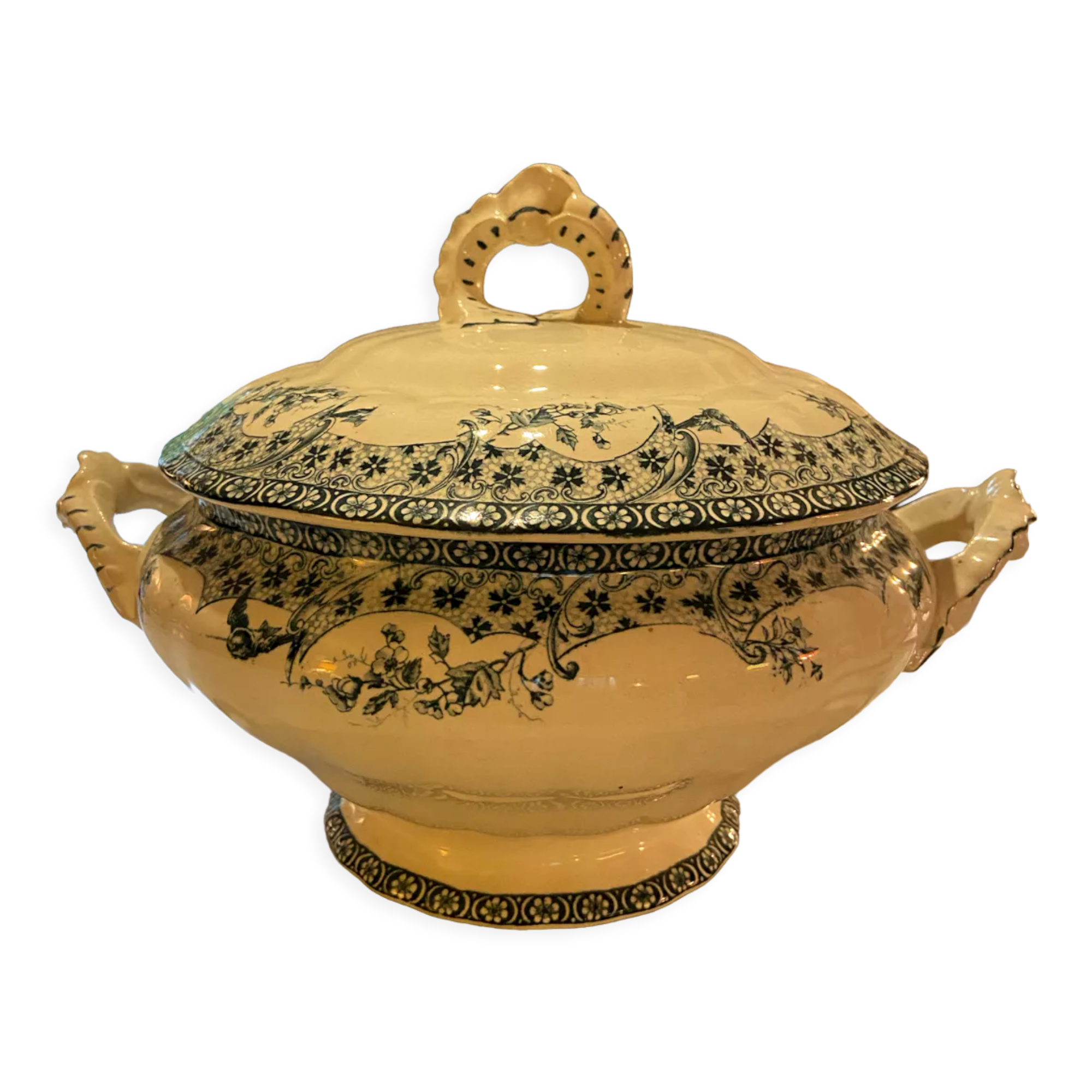 Soupière Terre de Fer vintage