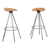 Pair of 'Jamaica' swivel bar stools by Pepe Cortès for BD Barcelona, 1990s