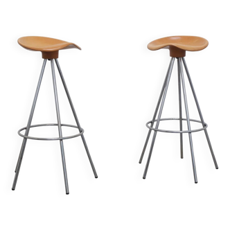 Pair of 'Jamaica' swivel bar stools by Pepe Cortès for BD Barcelona, 1990s