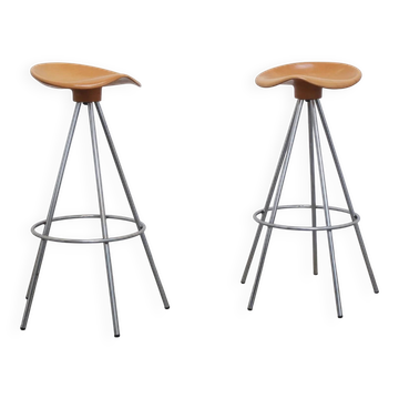Pair of 'Jamaica' swivel bar stools by Pepe Cortès for BD Barcelona, 1990s