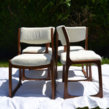 4 Baumann sleigh chairs