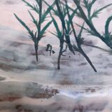 Signed ceramic standing cut