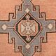 Vintage Turkish Hand-Knotted Wool Cotton Orange Runner Rug 95x408