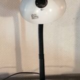 Large black Aluminor desk lamp made in France vintage 1970