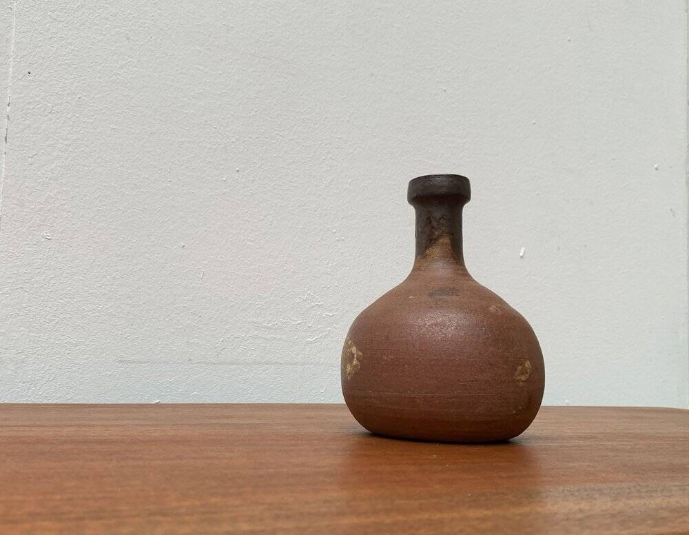 Mid-century German studio pottery vase by Melitta Teubner, 1960s.