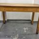 Old wooden administration table